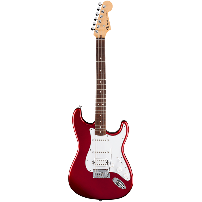 Fender Standard Stratocaster Laurel HSS White Pickguard Candy Cola