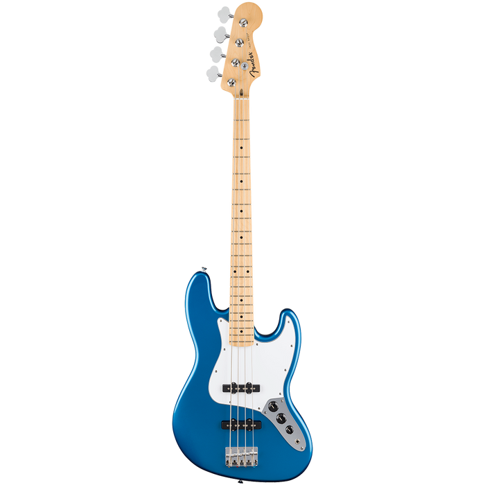 Fender Standard Jazz Bass White Pickguard Aqua Marine Metallic