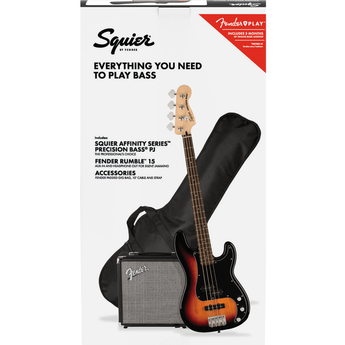 Fender Affinity Series Precision Bass PJ Pack 3-Color Sunburst
