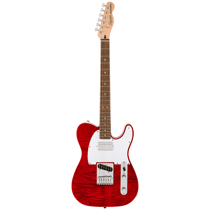 Fender Squier Series Telecaster FMT SH Laurel Crimson Red Transparent