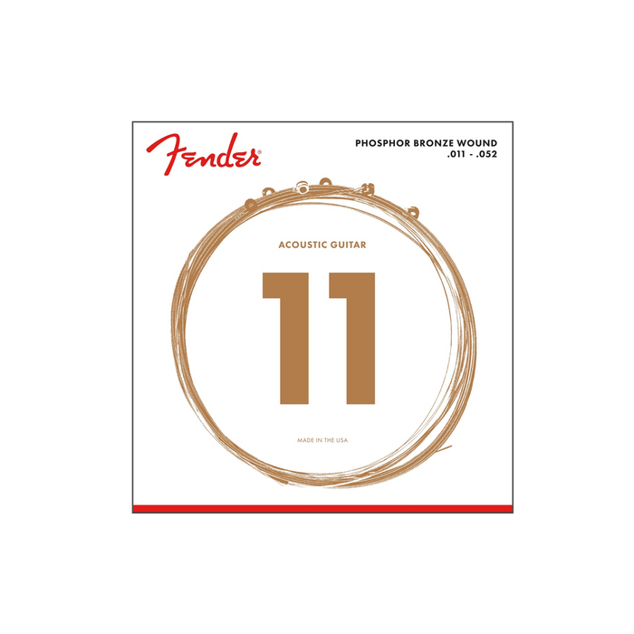 Fender 60CL Phosphor Bronze Acoustic Strings 11 - 52