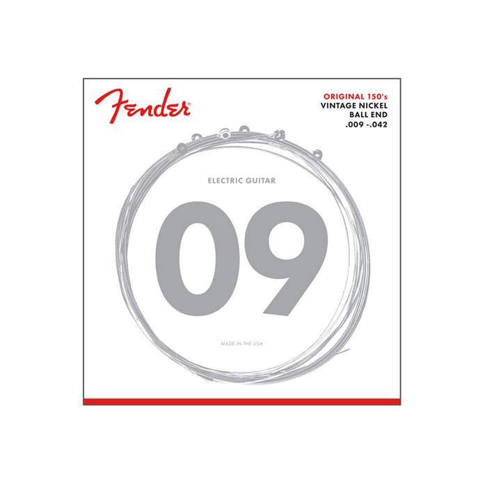Fender Electric Guitar String Original Pure Nickel 150 .009-.042 150L