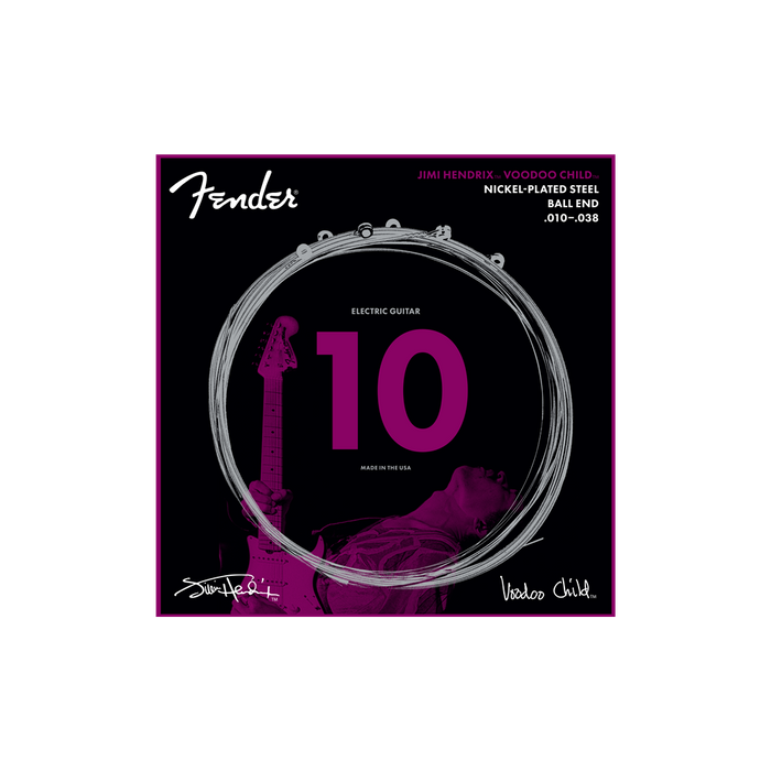 Fender Electric Guitar String J. Hendrix Voodoo Child NPS Ball End .010-.038