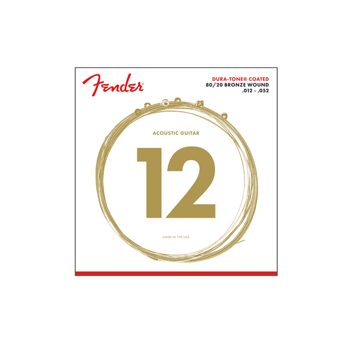 Fender Acoustic Strings Dura-Tone Bronze Coated .012-.052 880L