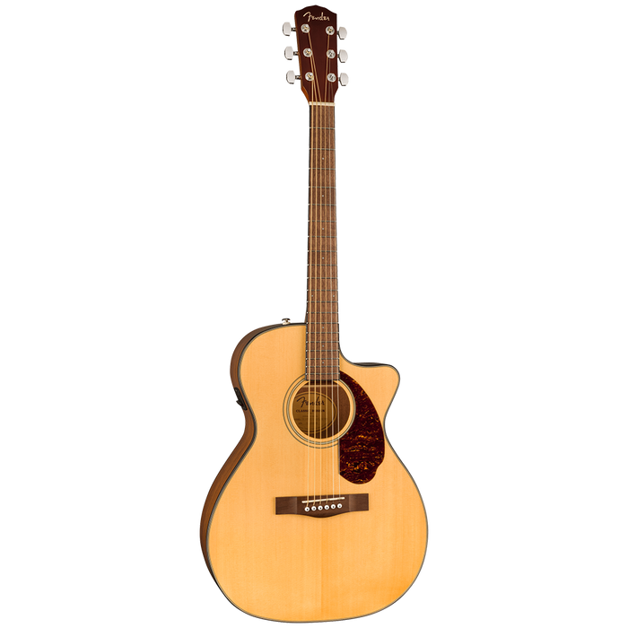 Fender CC-140SCE Concert Walnut Semi Acoustic Guitar Natural W/Case