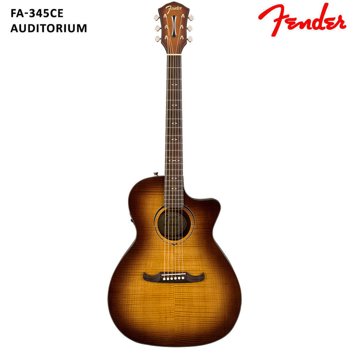 Fender FA345CE Auditorium Semi Acoustic Guitar