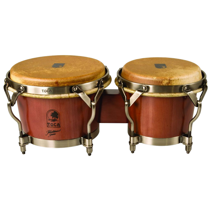 Toca 3900D Traditional Series Bongos Dark Walnut