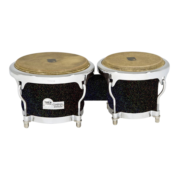 Toca 4600 Custom Deluxe Wood Bongo Black Sparkle