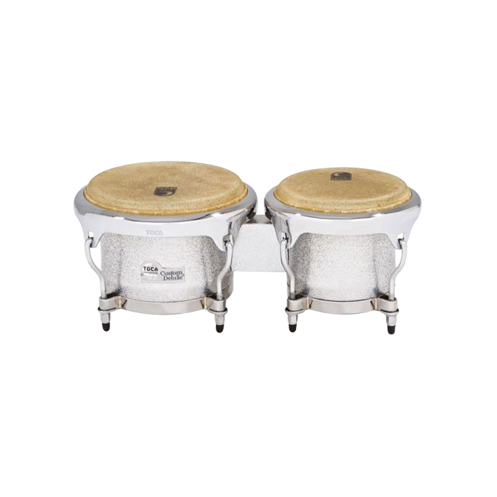 Toca 4600 Custom Deluxe Fibreglass Bongo Silver Sparkle