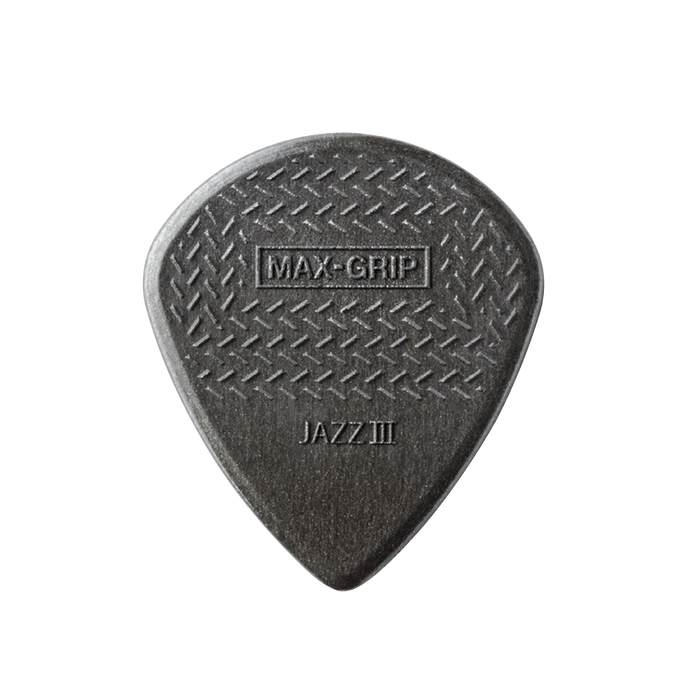 DUNLOP 471R3C PICKS NYLON MAX GRIP JAZZ 24 PIECES IN A BAG