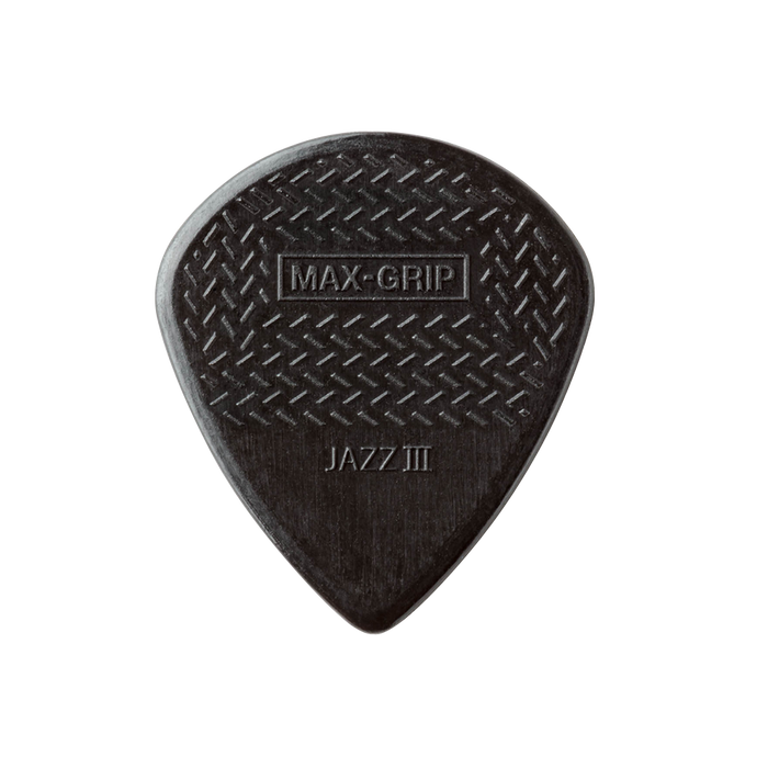 DUNLOP 471R3S PICKS NYLON MAX GRIP JAZZ 24 PIECES IN A BAG