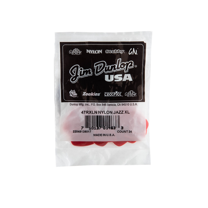 DUNLOP 47RXLN PICKS NYLON JAZZ XL