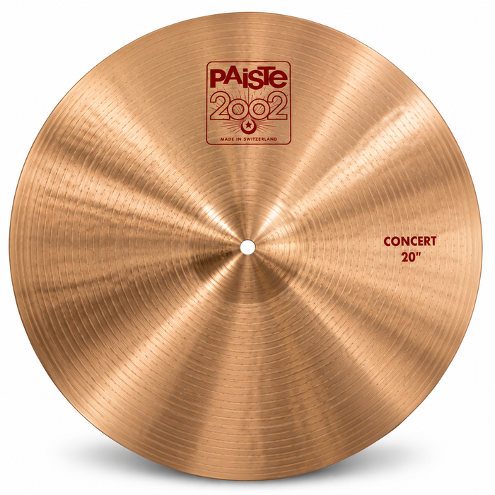Paiste 2002 Series 20" Concert Cymbal – Professional Concert & Orchestral Cymbal