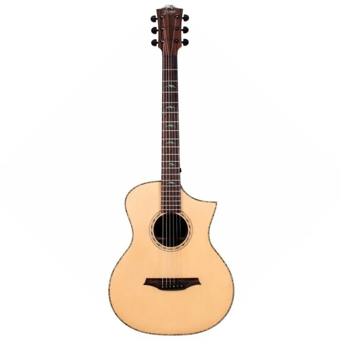 Bromo BAR5CE Hillside Concert Electro Acoustic Guitar Natural