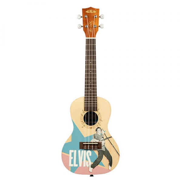 Kala KALA-LTP-C-ERB Learn To Play Elvis Rockabilly Concert Ukulele Starter Kit