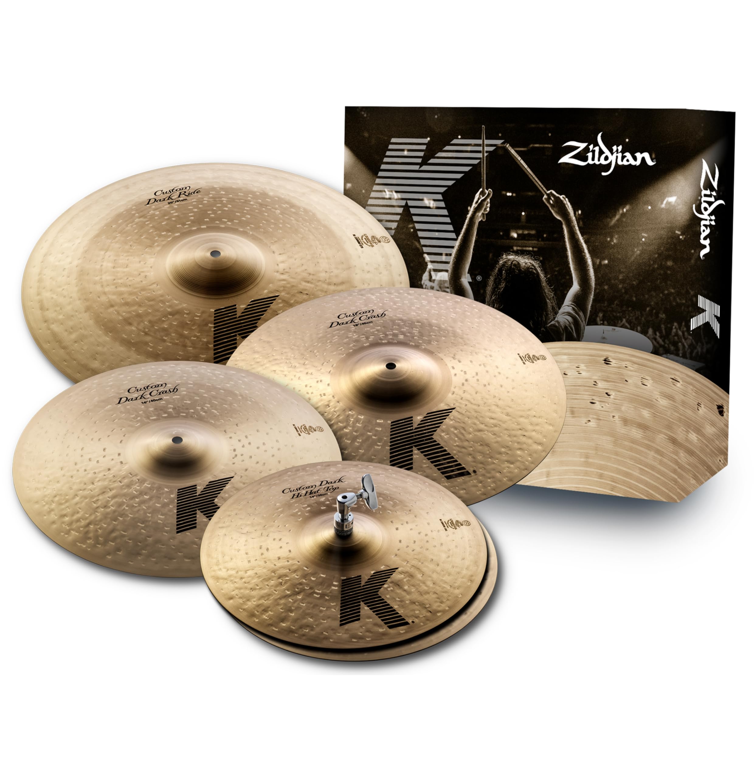Zildjian KCD900 K Custom Dark Cymbal Set