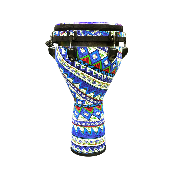 Pluto DJ-10 BF Djembe 10" Blue Fabric W/Stand & Bag