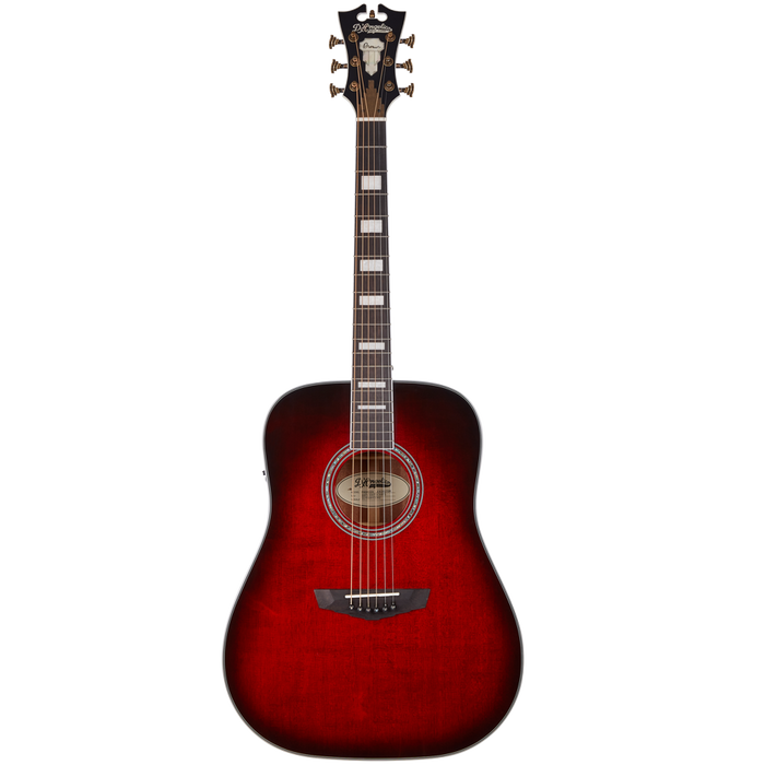 D'Angelico Premier Lexington Trans Black Cherry Burst DAPD300TBCBAPS