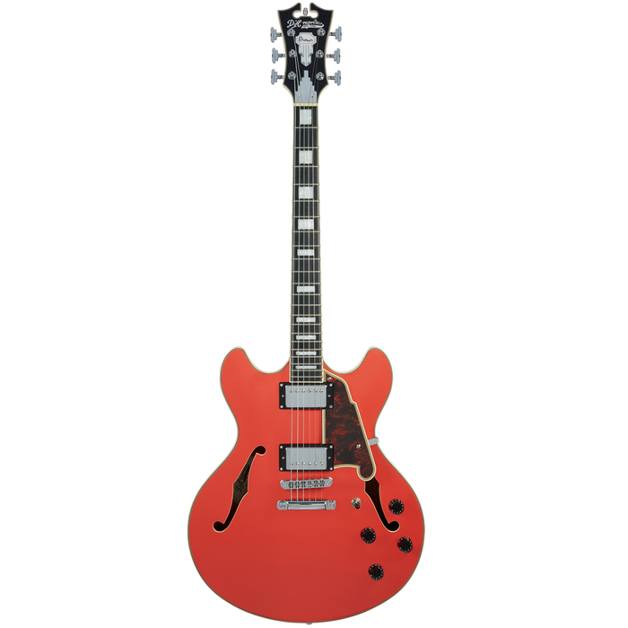 D'Angelico Premier DC Tailpiece Stop Fiesta Red DAPDCFRCSCB