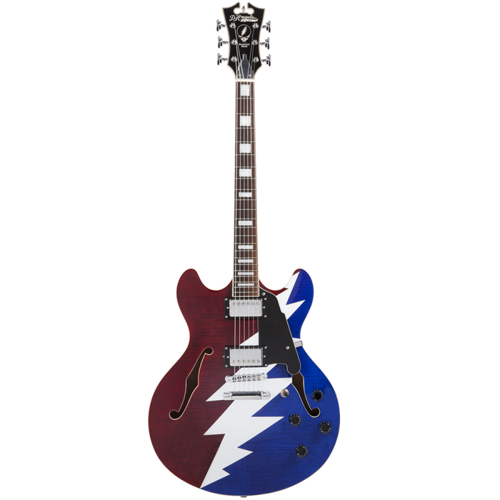 D'angelico Premier Grateful Dead DC DAPDCRWBCSCBGDSIG