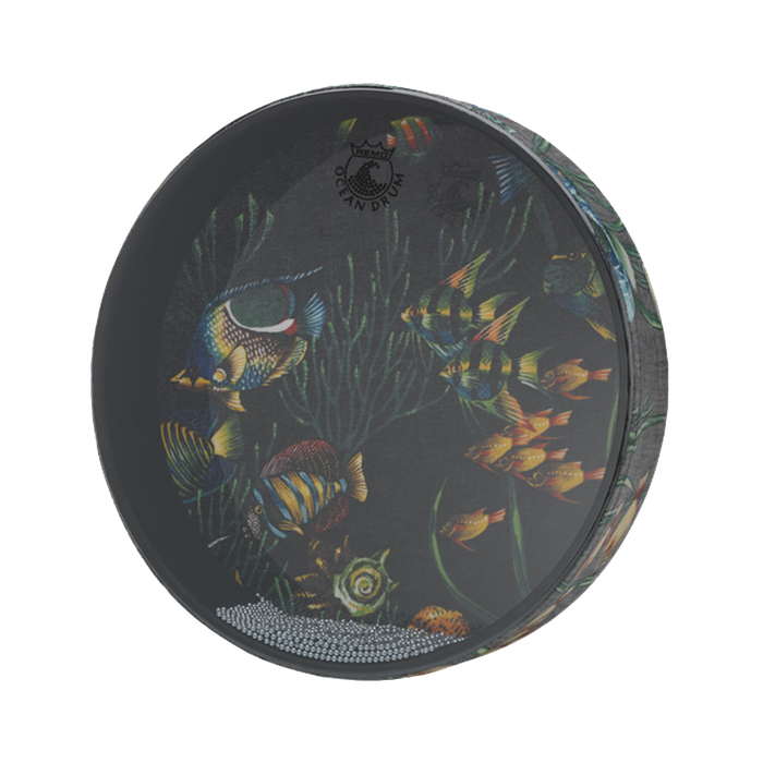 Remo Ocean Drum Standard Fish Graphic