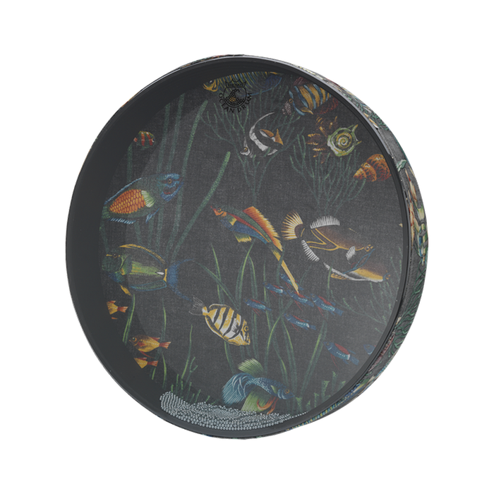 Remo Ocean Drum Standard Fish Graphic