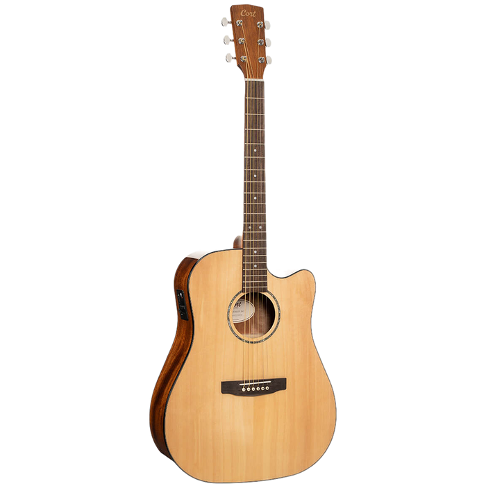 Cort Earth60CE-NAT Semi Acoustic Guitar Earth Series W/Cutaway Electronics
