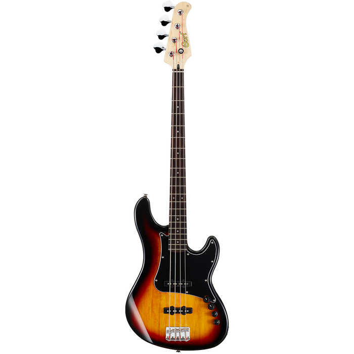 Cort GB Series GB34JJ 3-Tone Sunburst Bass Guitar