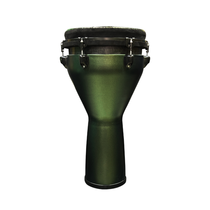 Pluto DJ-12 GP Djembe 12" Green Paint W/Stand & Bag