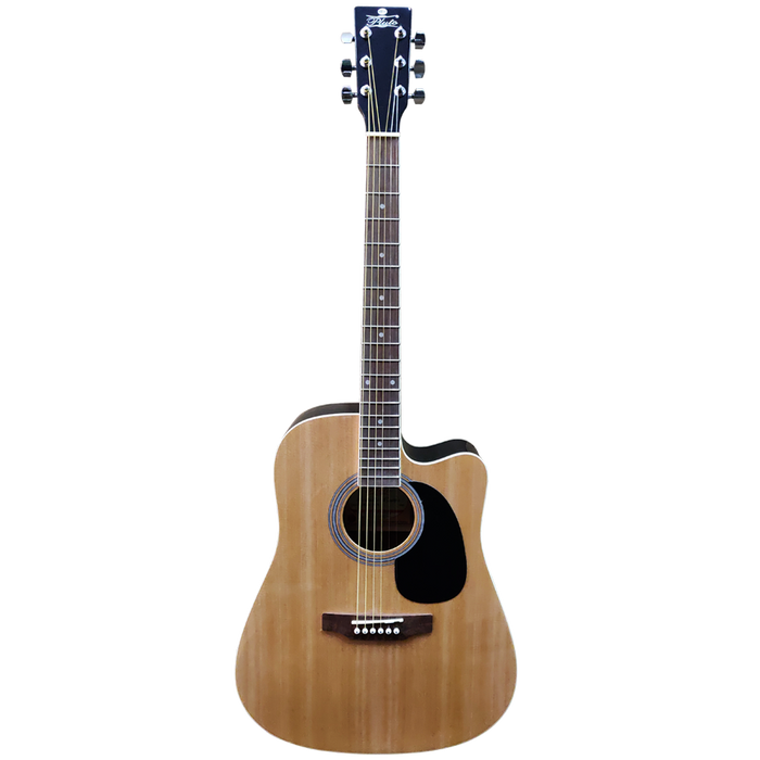 Pluto Acoustic Guitar 201 series Dreadnought Cutaway HW41C-201