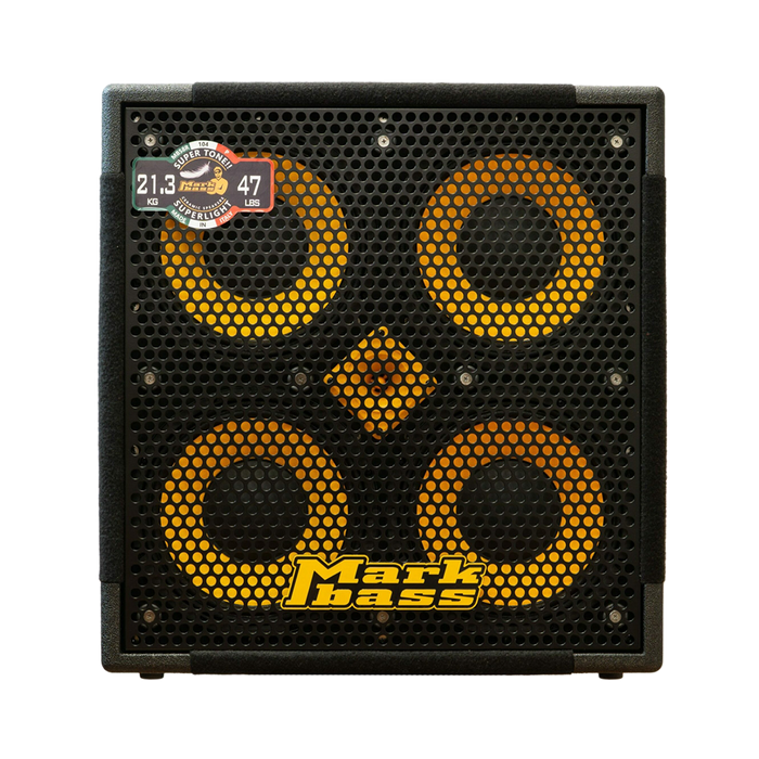 Markbass MBL100109Y Cabinet MB58R 104P 600 Watt
