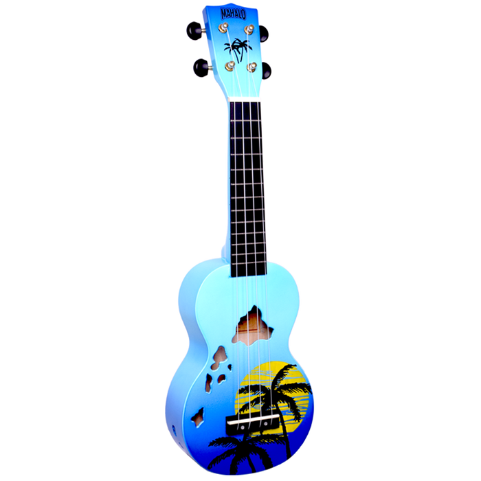 Mahalo MD1HABUB Soprano Ukulele W/Bag