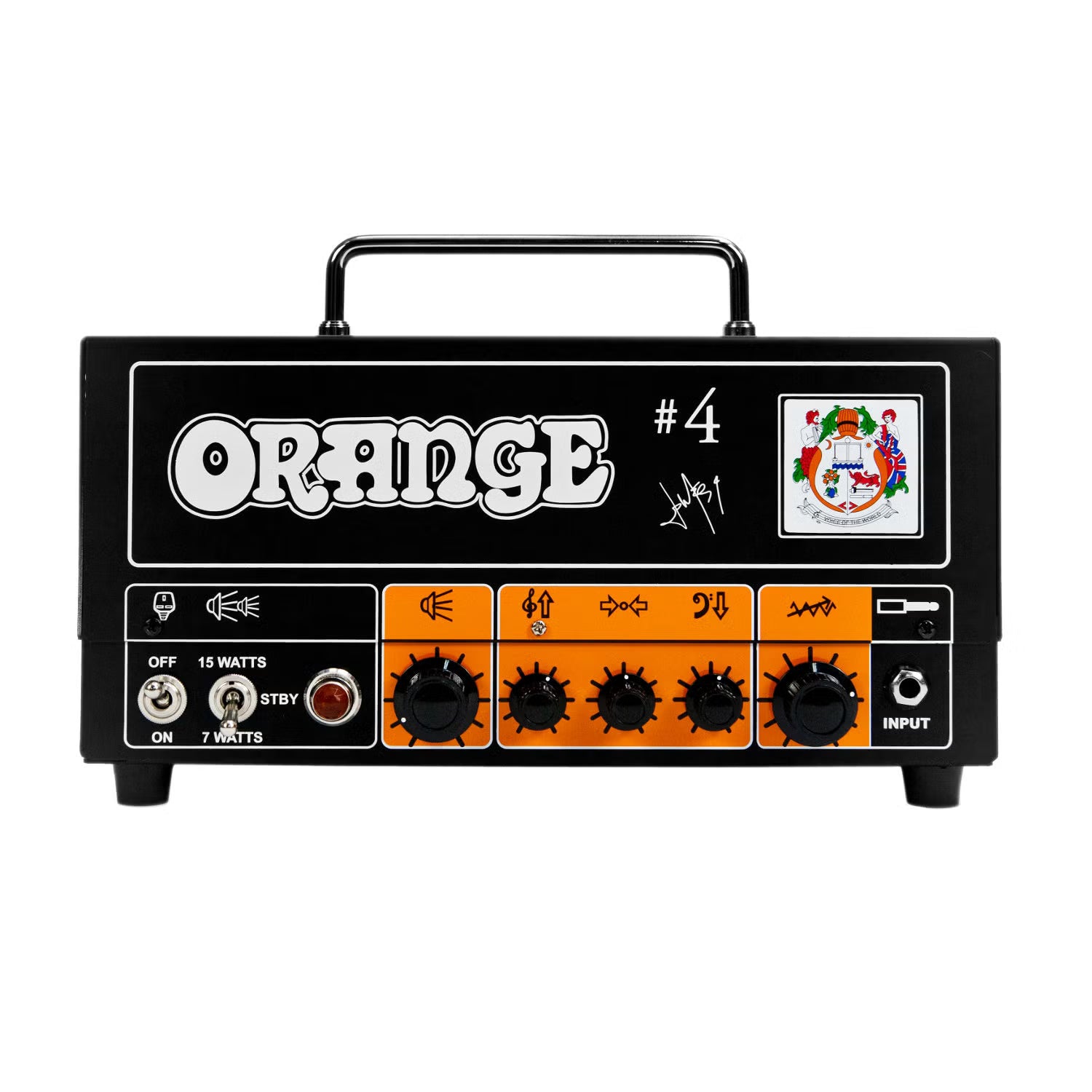Orange Signature #4 Jim Root Terror Hi-Gain Tube Head