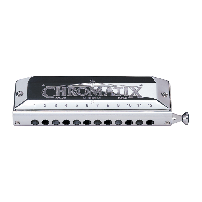 Suzuki Harmonicas Chromatic Reverse Slider SCX 48H Key C