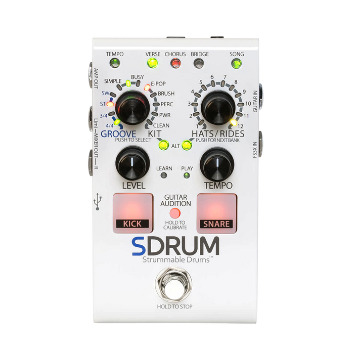 Digitech Strummable Drum Pedal SDRUM-V-04