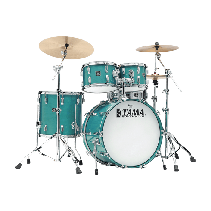 Tama Superstar Reissue 22" 4 Piece Drum Shell Set SU42RS Aqua Marine