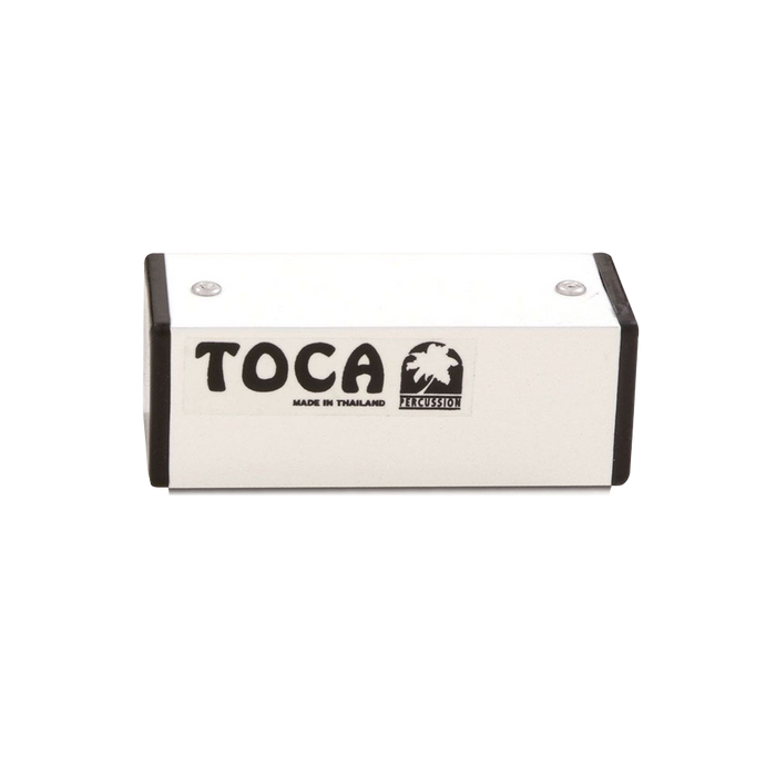 Toca Aluminum Square Shaker White T-2204