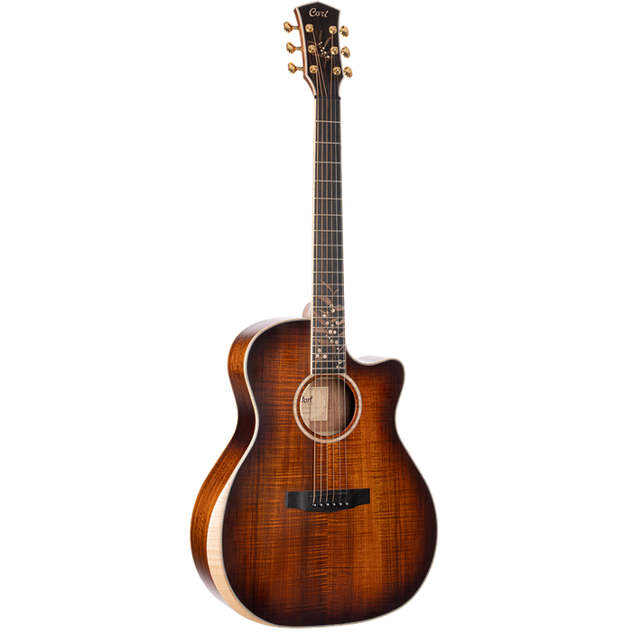 Cort The Black Tree Light Burst Satin Semi Acoustic Guitar