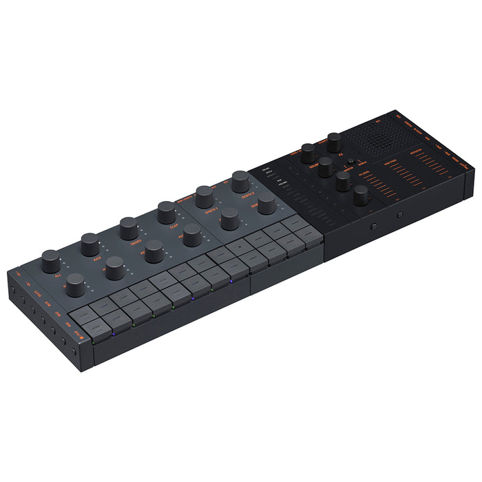 Yamaha SEQTRAK Black Portable Music Production Studio | Drum Machine, Synthesizer & Sampler
