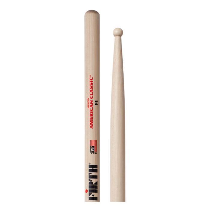 Vic Firth F1W Drum Stick American Classic F1 Wooden
