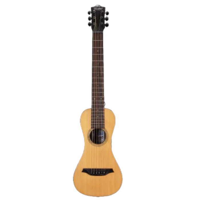 Bromo BAR3E Rocky Travel Semi Acoustic Guitar - Natural