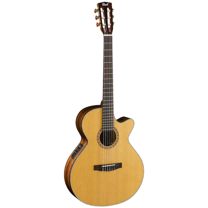 Cort CEC7-NAT Classical Guitar W/Cutaway Electronics