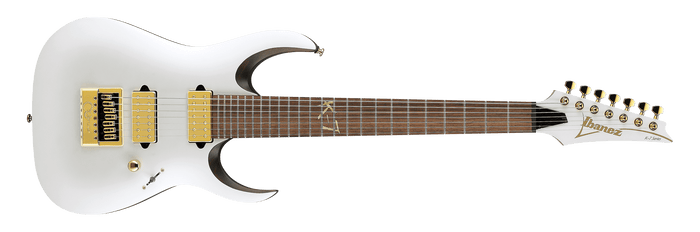 Ibanez K7YANG Brian "Head" Welch Signature 7-string Electric Guitar - Matte White