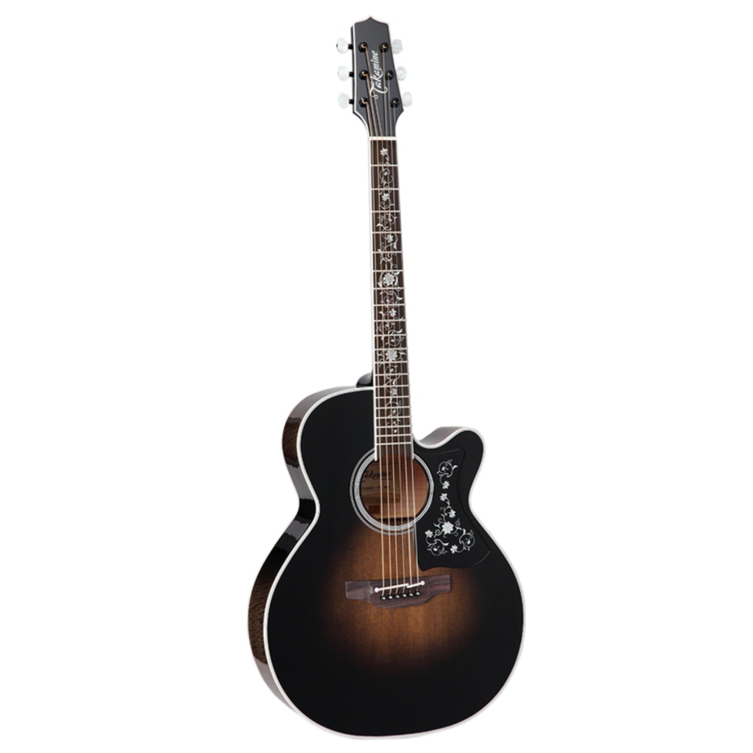 Takamine EF450C-TT-TBB 6 String Electro Acoustic Guitar - Gloss Brown Sunburst
